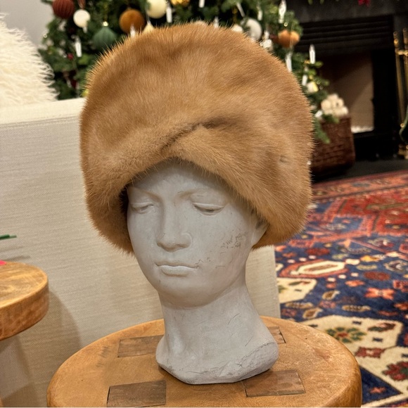 Mint Canadian Pastel Mink Fur Hat Cap Women Woman - Picture 4 of 12